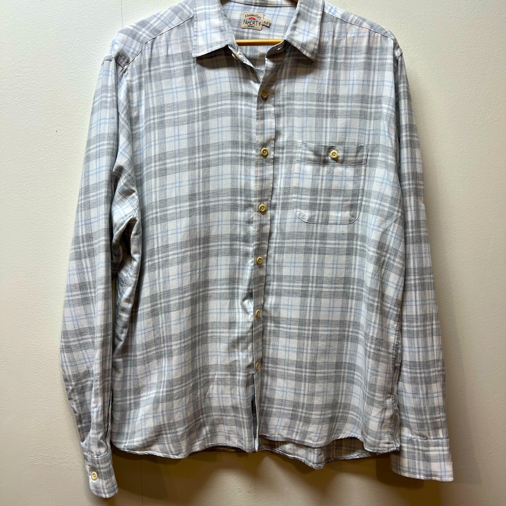 Mens Faherty Button Up Shirt